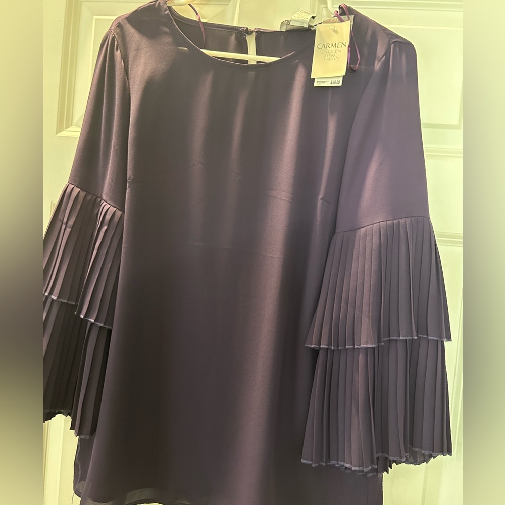 Purple blouse with tags